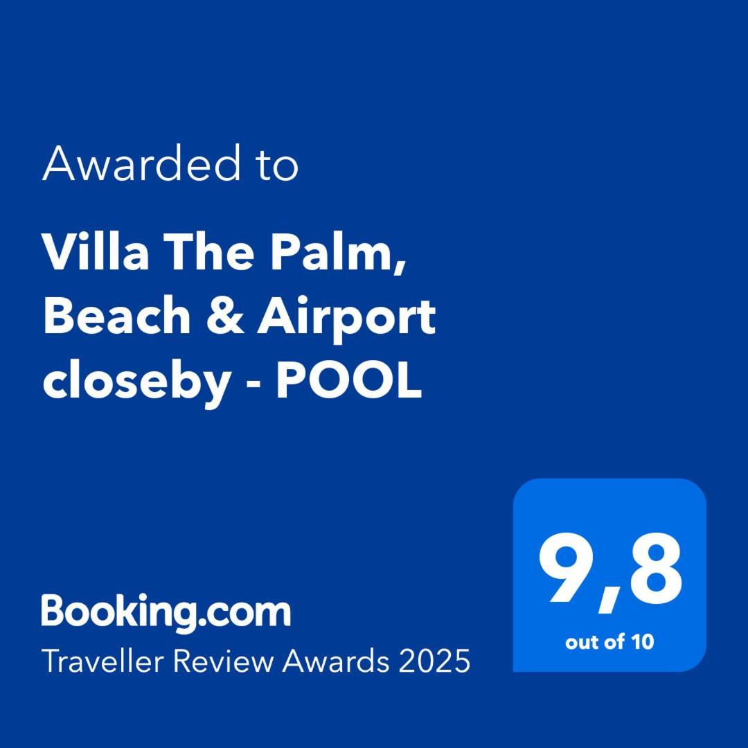 Villa The Palm, Beach & Airport Closeby - Pool Porto Rafti Exterior photo